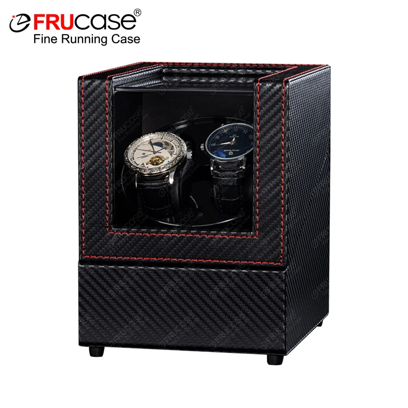 FRUCASE PU Watch Winder for Automatic Watches Watch Box USB Charging watch winder