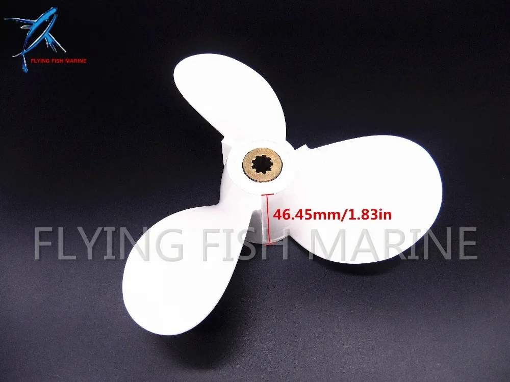 Aluminum propeller 7 1/2 x 8 -BA for Yamaha 4hp 5hp 6hp 4A 4M 5M 5C F4 F6L F6S F6C F5A Outboard Motors 6E0-45941-01-00