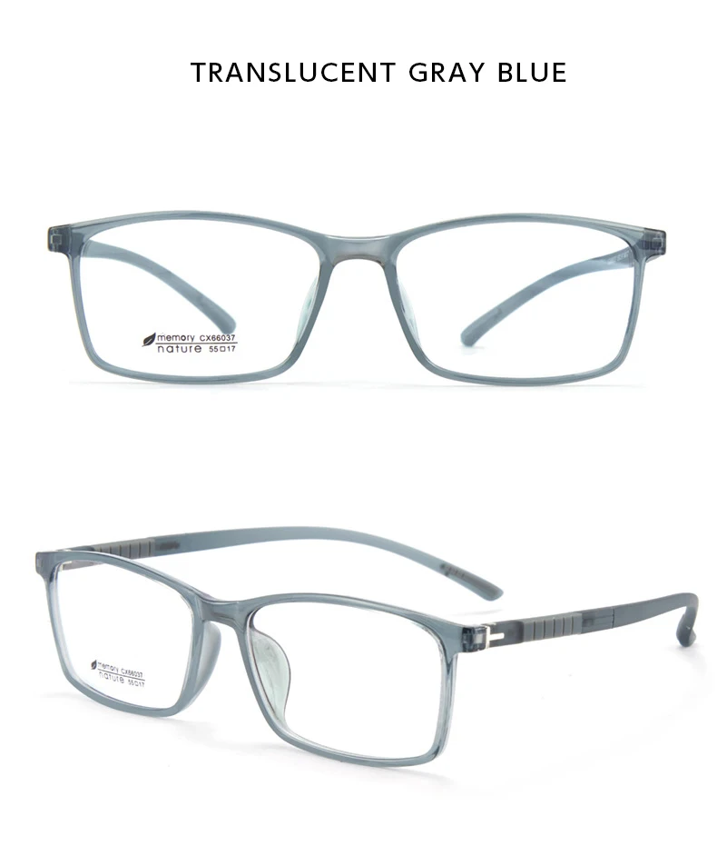 ENTITY Ultraleichter, modischer, flexibler TR90-Rahmen, einfacher quadratischer Rahmen, optisch, anpassbar, verschreibungspflichtige Anti-Blaulicht-Brille – Detail 20