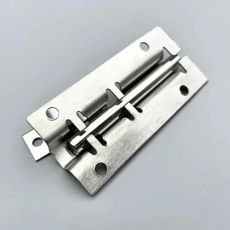Stainless Steel Bolt Thickened Door Insert Anti-Theft Wooden Door Hasp 4 Inch Latch Solid Sliding Bolt Toilet Lock door latch