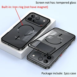 Aluminium Alloy Metal Frame Bumper with Acrylic Back Case - Honor Win Turbo (Black)