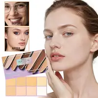 Correcteur mat doux dégradé - Correcteur crème haute couvrance pour les cernes, les rougeurs et les imperfections - Utilisation comme base de maquillage 5