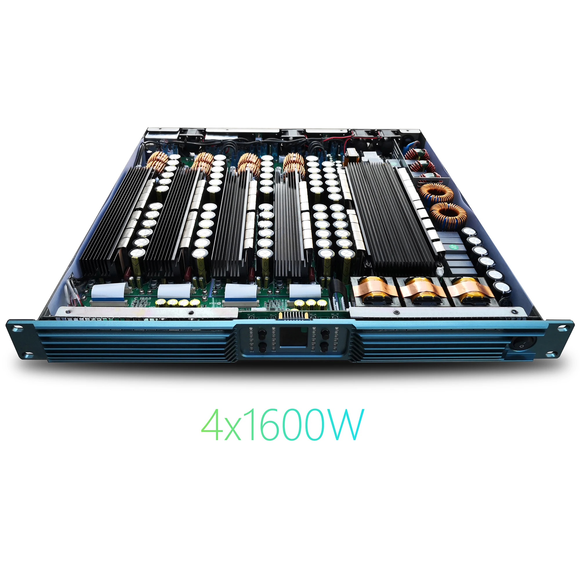 Betagear 4X 3000W Subwoofer Amplifier Aduio Powerful Professional Amps Class D 4-Channel PFC 90V-270V Stable 2&Omega; 11000W Max