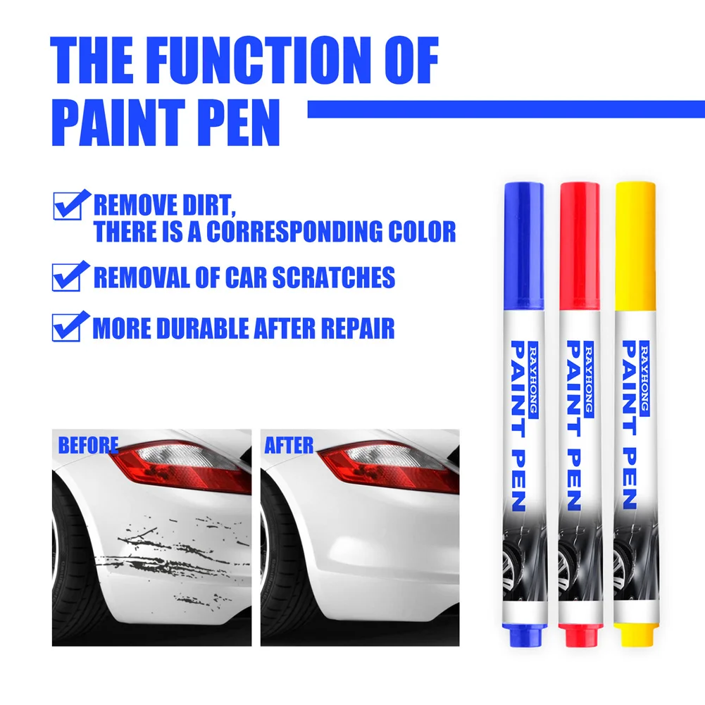 Car Scratch Remover Paint Repair Pen Colorful Paint Pen Touch Up Pen