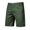 Summer Mens Beach Shorts Solid Basic Cotton Tight Casual Suit Pants Large Size Straight Tube Slim Fit Sweatpants Men Clothing 1