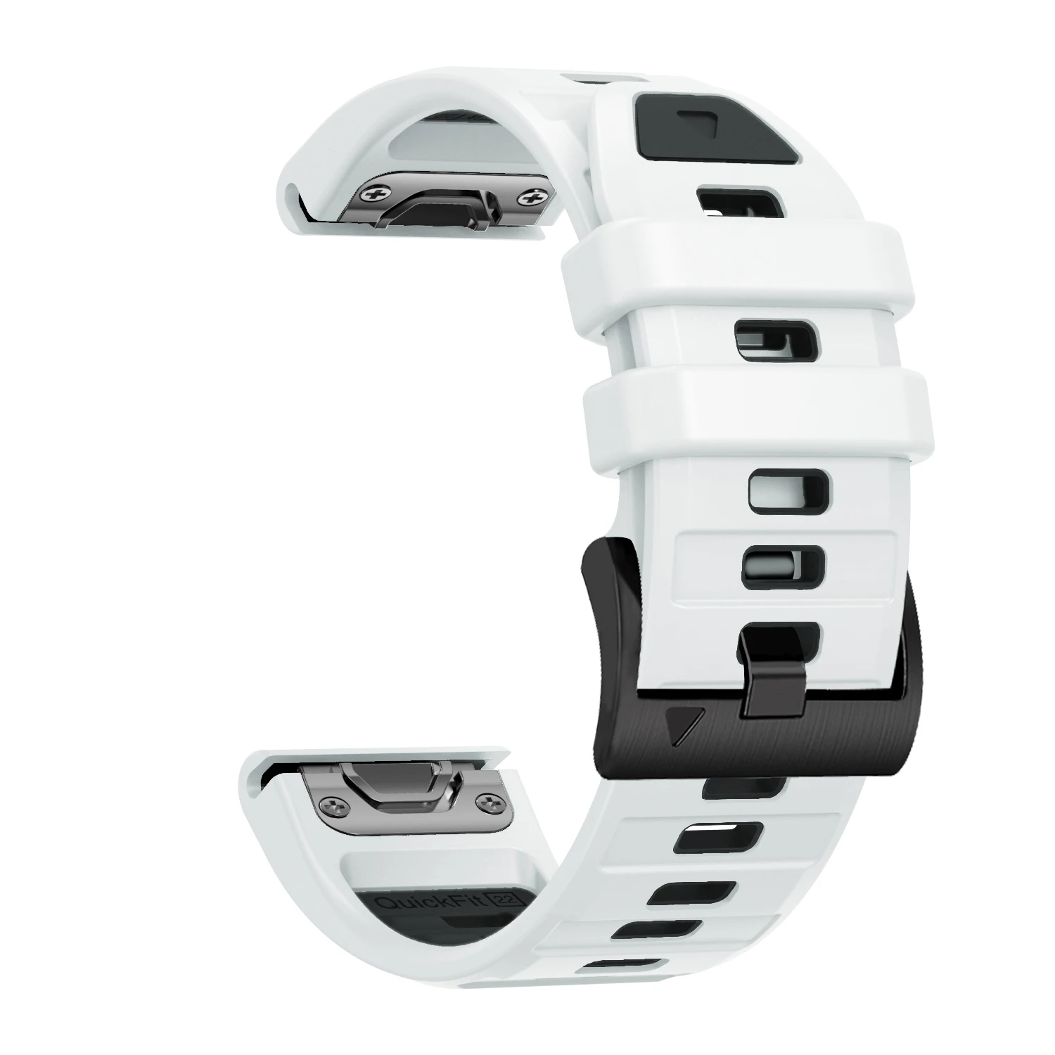 Premium Quickfit 26mm Sports Silicone Watch Band - Durable and Stylish Wrist Strap Bracelet Accessories