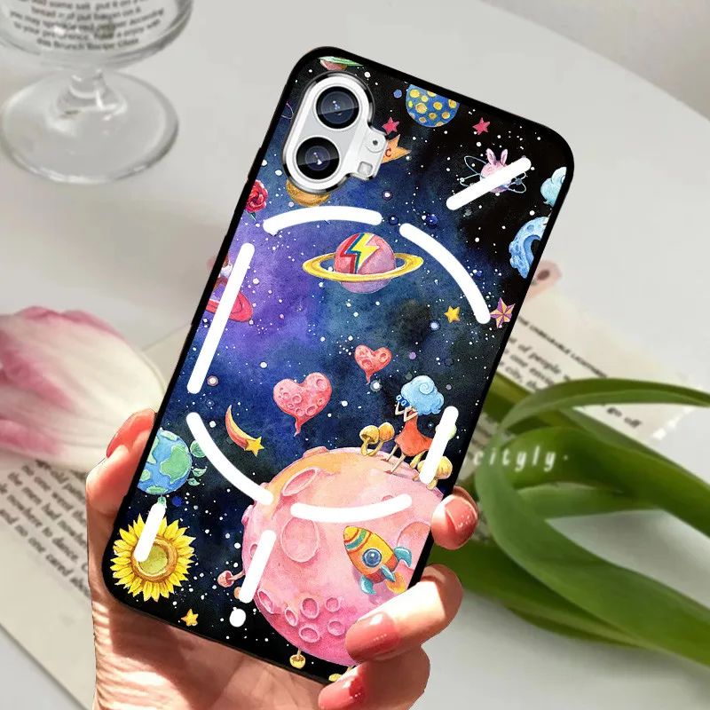 Shockproof Black Bumper Back Phone Case