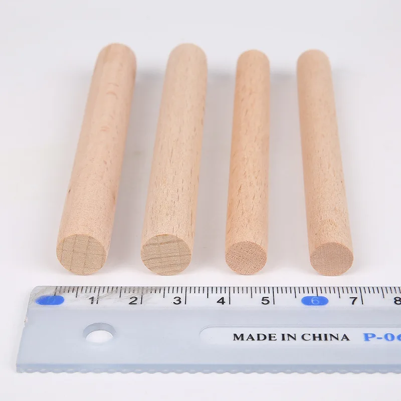 RYAN 100 Pezzi Bastoncini legno 4 mm Lunghezza 20 cm Bastoncini Legno per Lavoretti Listelli Legno per Fai da Te Costruzione Modelli Bricolage