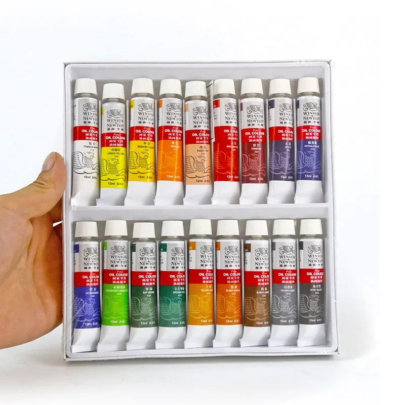 Winsor & Newton Professionele 12/18/24 Kleuren 12 Ml Buis Olieverf Kunst Voor Kunstenaars Canvas Pigment Art Benodigdheden Tekenset