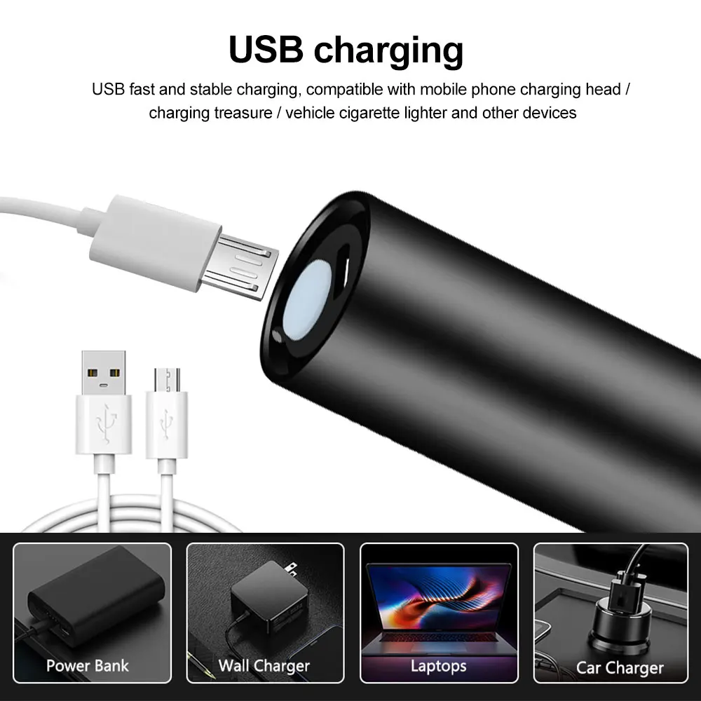 Рисунок 5 - USB Перезаряжаемый ультрафиолетовый фонарик 365 нм