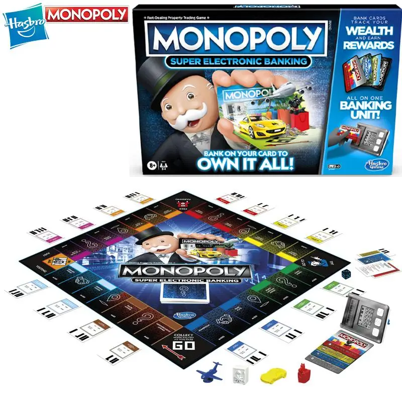 Monopoly Hasbro – jeu de société Super électronique, jeux de