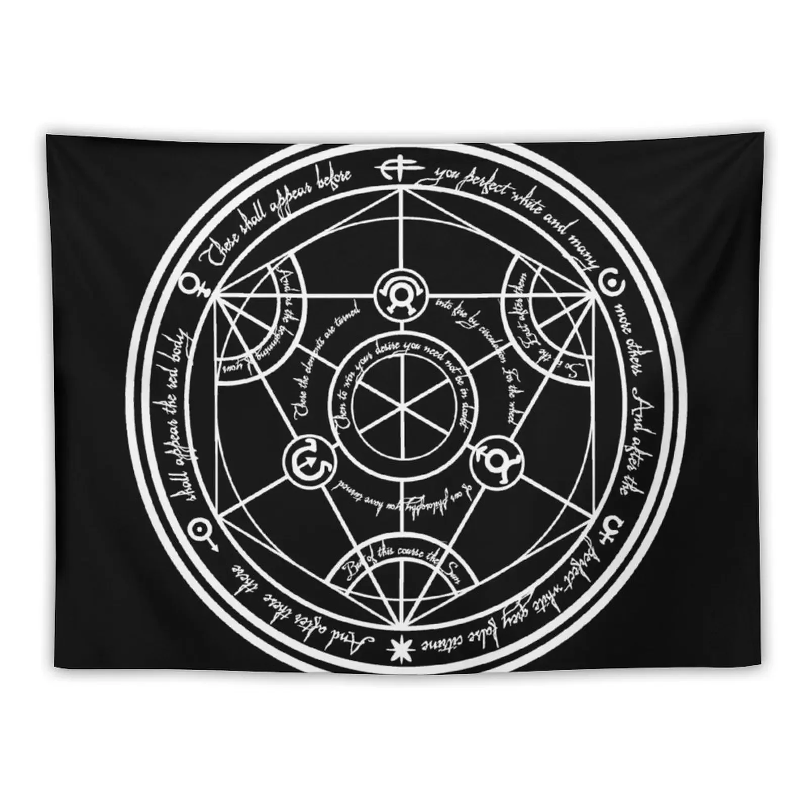 

Human Transmutation Circle Tapestry Wall Art Decorative Wall Murals Tapestry