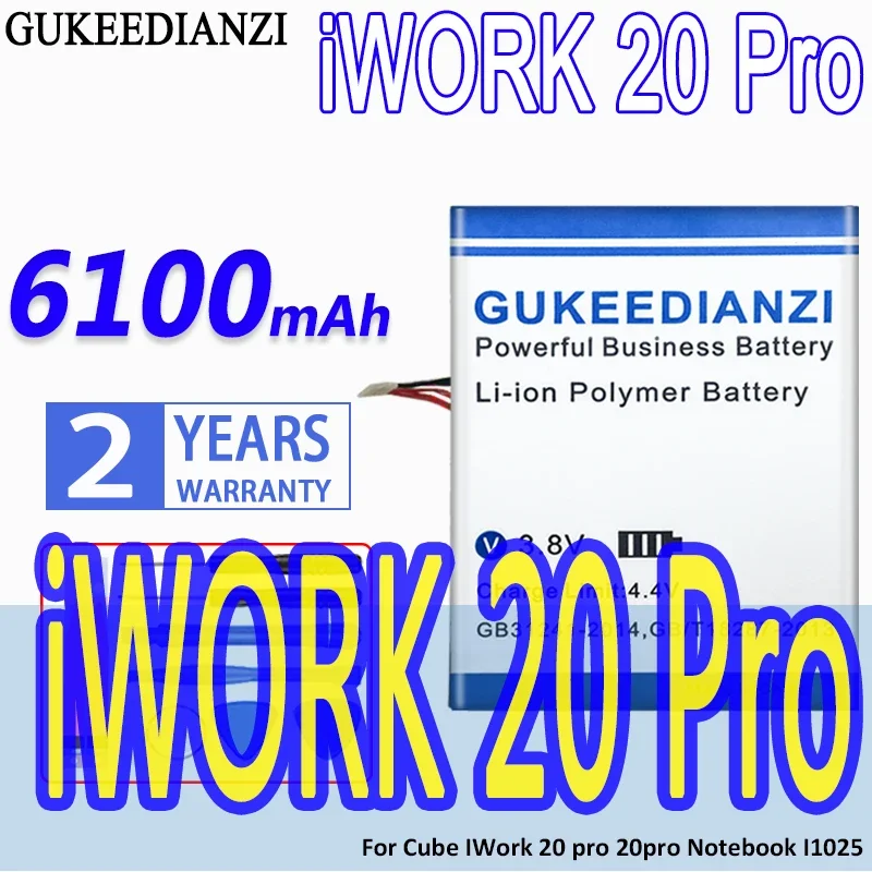 

GUKEEDIANZI New i1025 /426487-2S 6100mAh Battery For Cube iWork 20 Pro Notebook I1025 + Track NO.