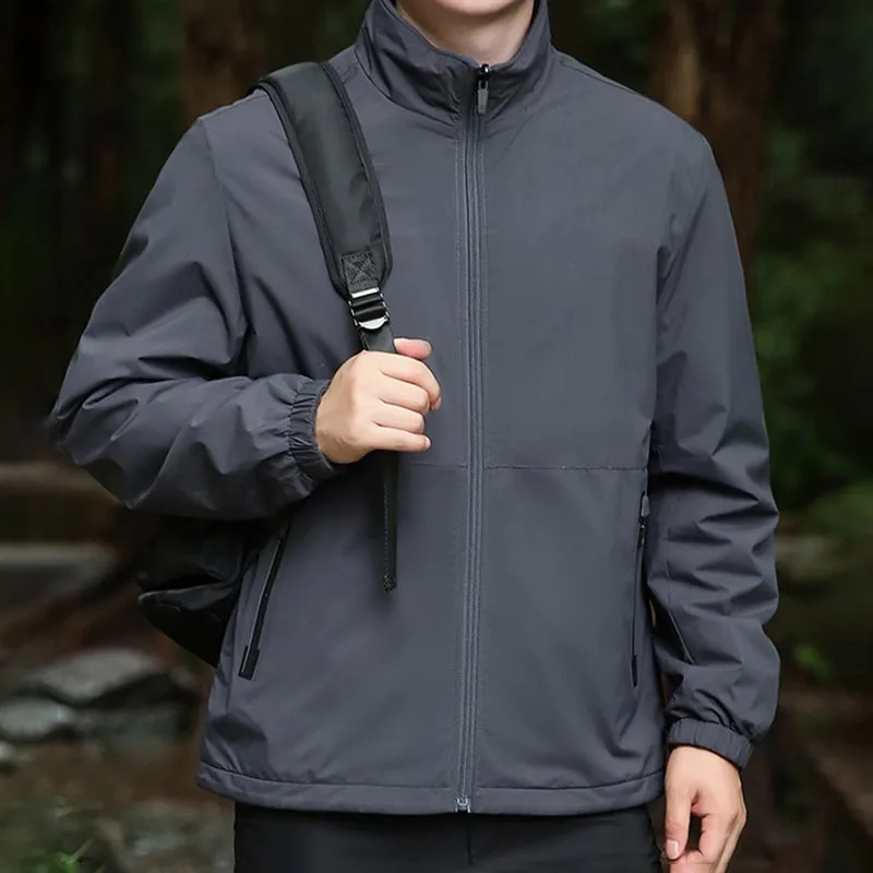 Men's Cold Jackets Male Clothes Sweatshirt With Zipper Mens Winter Style Clothing Down Light Windbreaker Sports Sweat-shirts Man