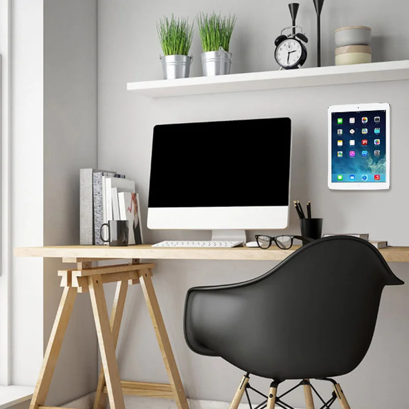 벽걸이형 태블릿 마그네틱 스탠드 자석 강력한 흡착 지원 iPad Pro Air용 모든 전화 태블릿