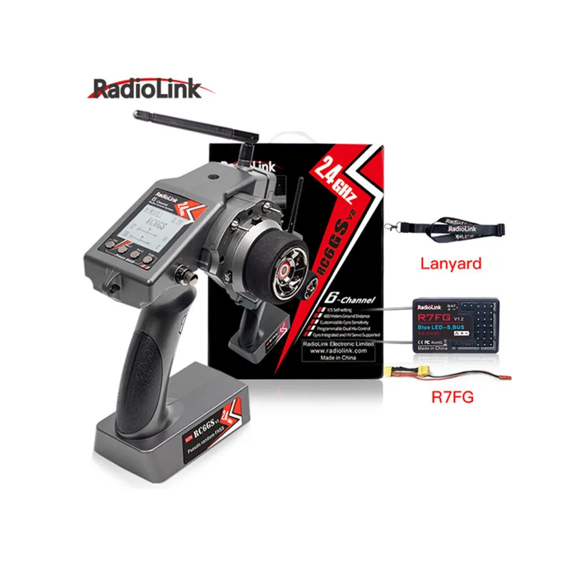Радиоконтроллер Радиоуправляемый Radiolink RC6GS V2 2 4 ГГц 6 каналов |