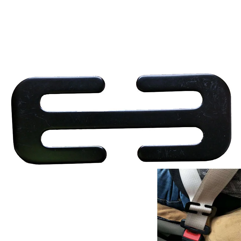 2 Pinces Ceinture De Sécurité Voiture - Clip Réglable En Cuir, Antidérapant, Pour Plus De Confort Sur Les Longs Trajets