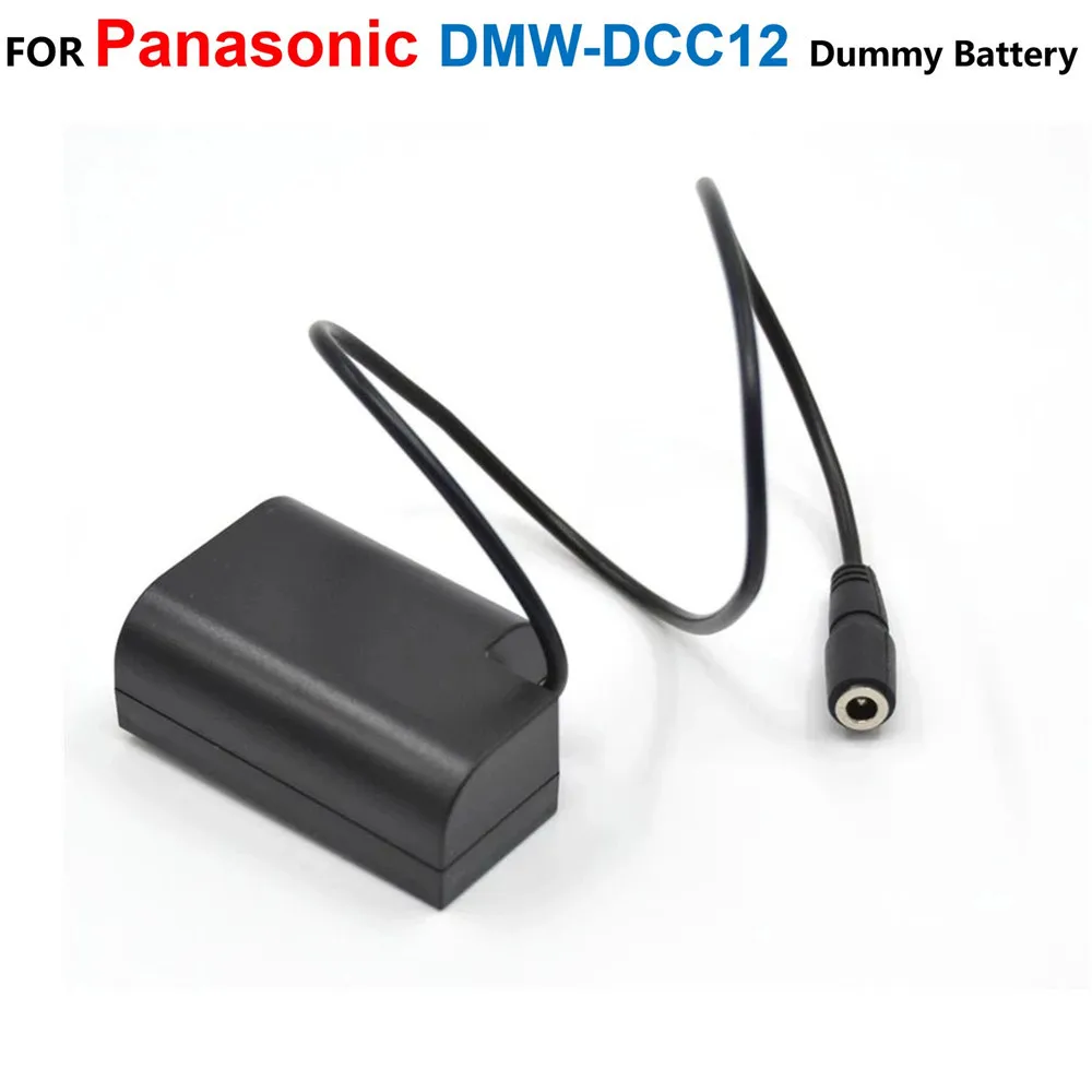 

DMW DCC12 DC Coupler DMW BLF19 DMW-BLF19E Fake Battery Adapter For Panasonic Lumix DMC-GH3 DMC GH3 GH4 GH9 DMC-GH4 DMW-GH5