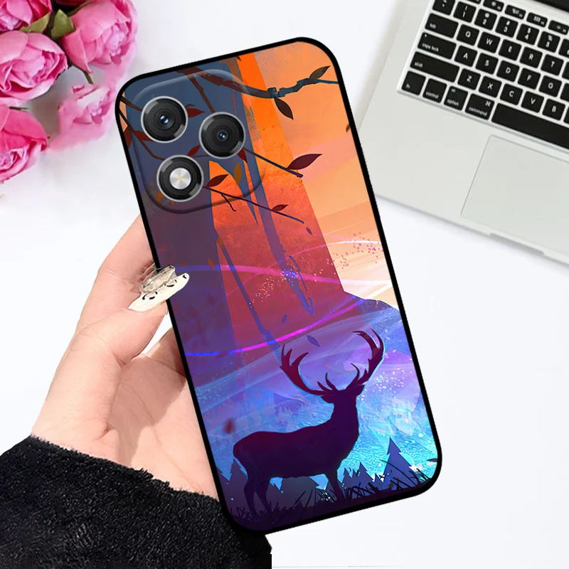 Cartoon Print Silicone TPU Soft Phone Case - Durable Back Cover Protector Shell