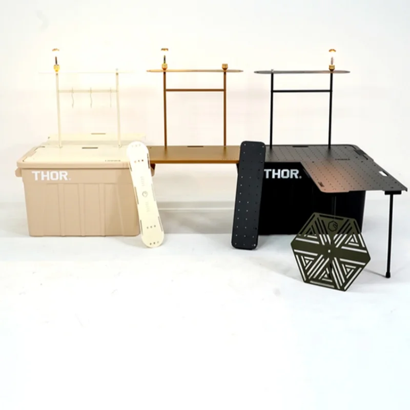 야외 IGT 캠핑 박스 슬라이드 레일 토르 DIY 보관 상자 액세서리, 야외 다..