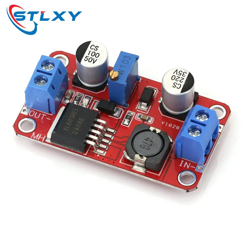 5A DC-DC 스텝 업 전원 모듈 부스트 전압 변환기 3.3V-35V  5V 6V 9V 12V 24V XL6019