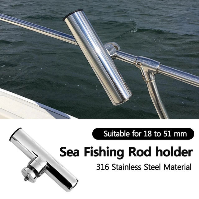 316L Stainless Steel Sea Fishing Rod Holder Yacht Socket Fly