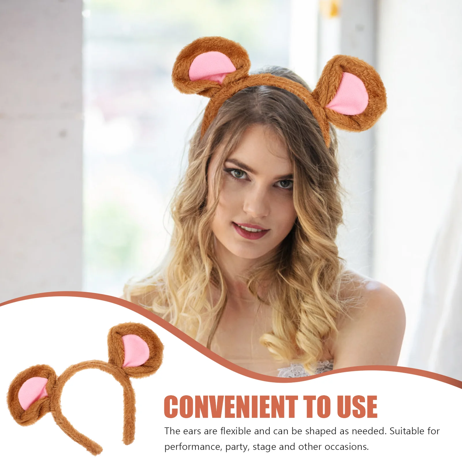 Karen Smith Mouse Ears Animal Headgear Costume Headband Hair Hoop Cosplay Headdress 6