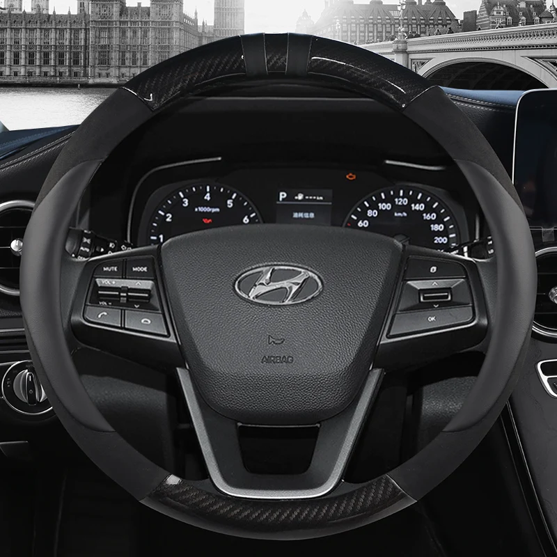 Car Steeringwheels Cover 38cm 15" For Hyundai Elantra/i35 Sonata/i45