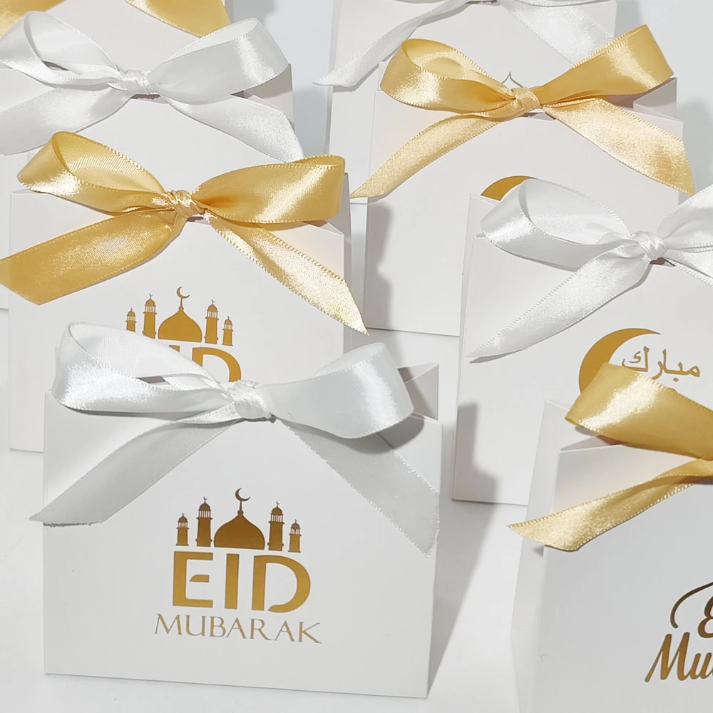 Happiness Ramadan Eid Mubarak Favor Boxes Treat Candy Box Party Favors