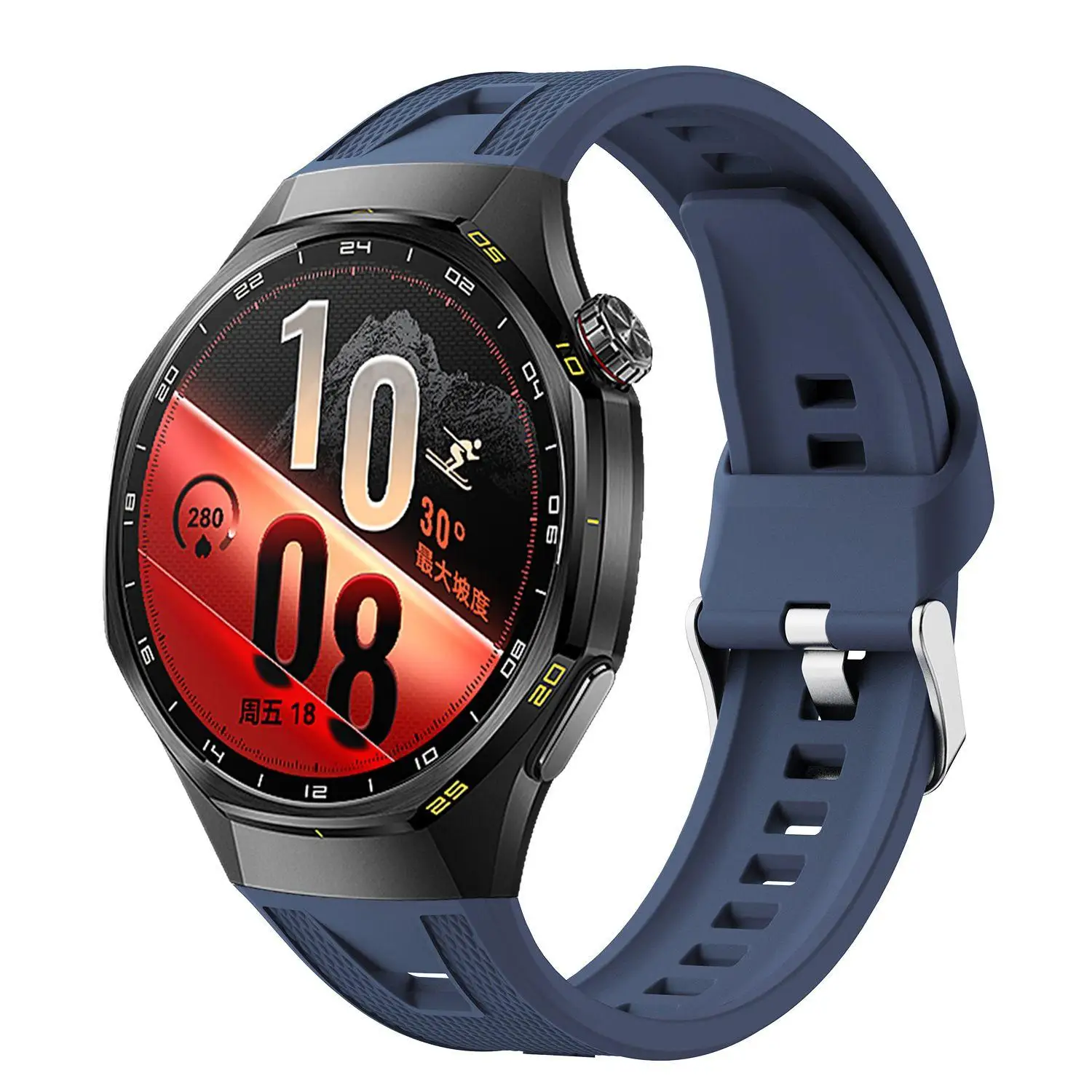 Premium Silicone Sports Band - 22mm Watch Strap Bracelet Accessory