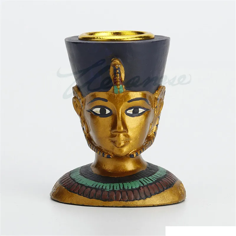 

CREATIVE ANCIENT EGYPT CLEOPATRA CANDLESTICK DECORATION WOMAN CANDLEHOLDER FIGURINE RESIN CRAFTS DECORATIONS FOR HOME R3645