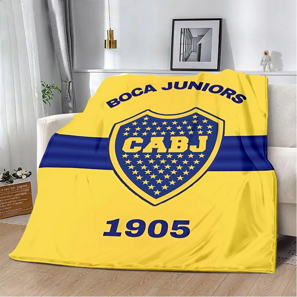 Printed Blanket Boca Juniors Picnic Blankets Warm Blanket Soft and Comfortable Blanket Home Travel Birthday Gift 3