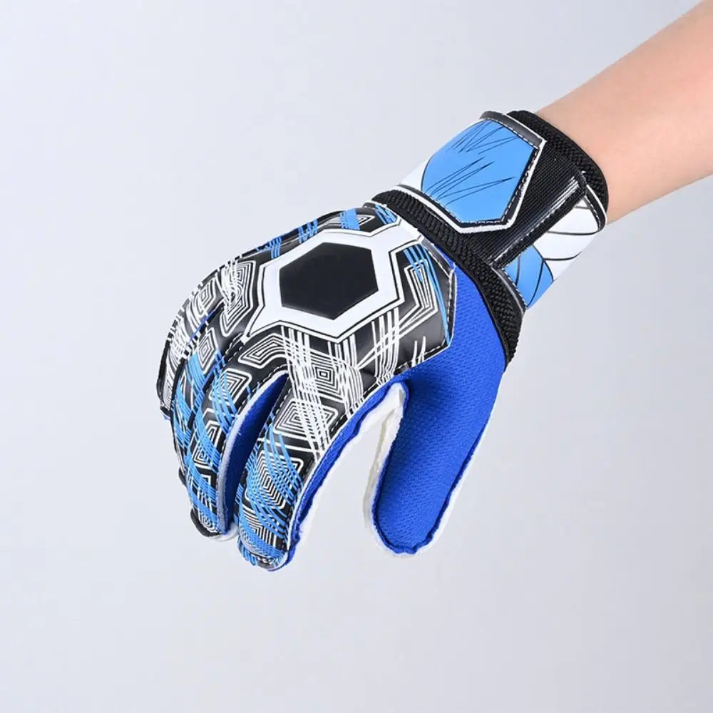 Finger Protection Goalkeeper Gloves Wear-Resistant Non-Slip Latex Soccer Gloves Thickened Handguard Sports Gloves Outdoor
