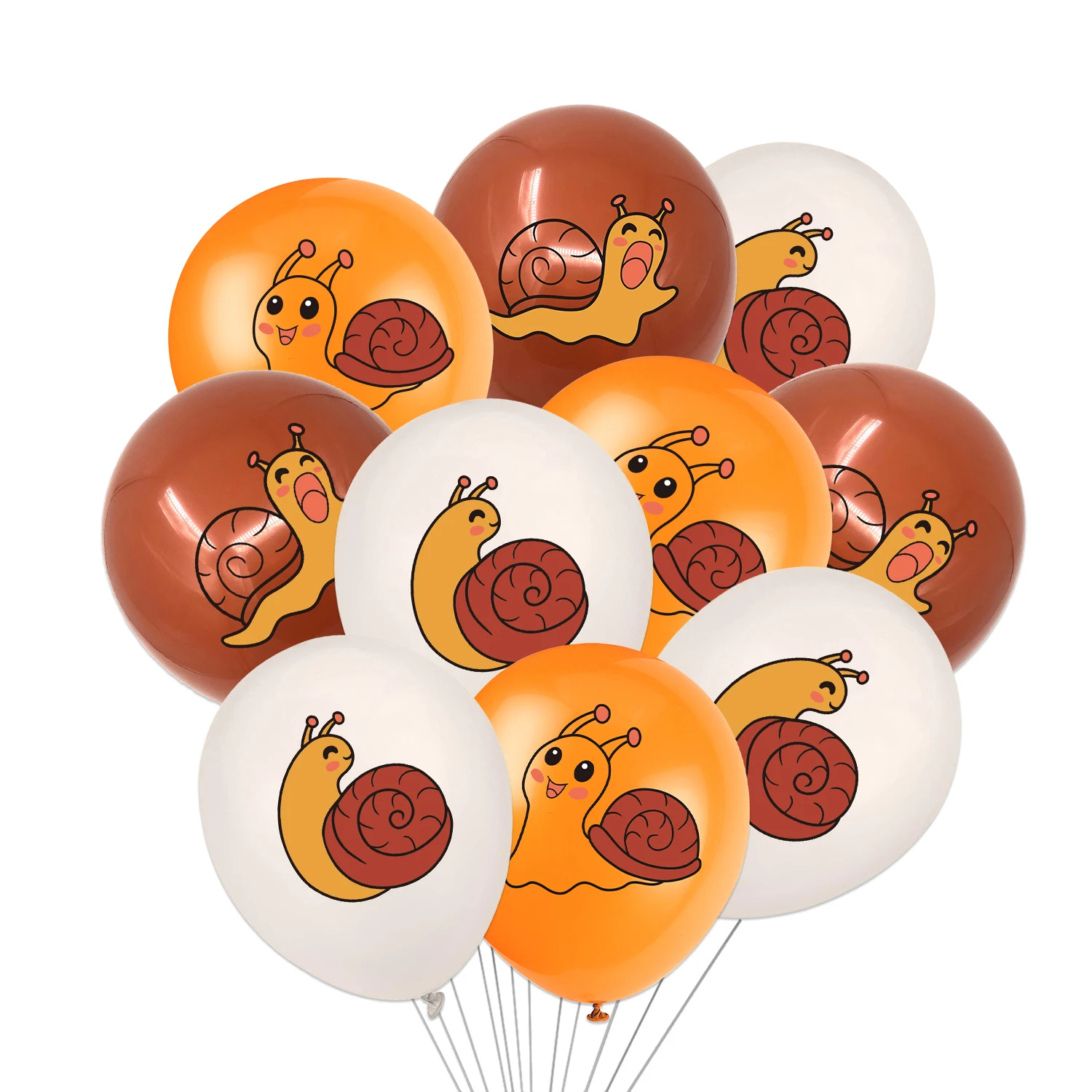 Snail Cake Decoration Animal Theme Happy Birthday Cake Insert Snail Toppers Snail Happy Birthday Banner Snail Balloon Set cake topper cake decorations cake toppers