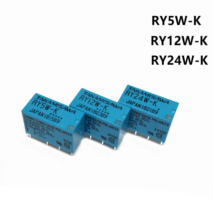 RY5W-K 5V DPDT Signal Relay For Audio 5VDC Miniature FAST SHIP FROM US ADDRESS 