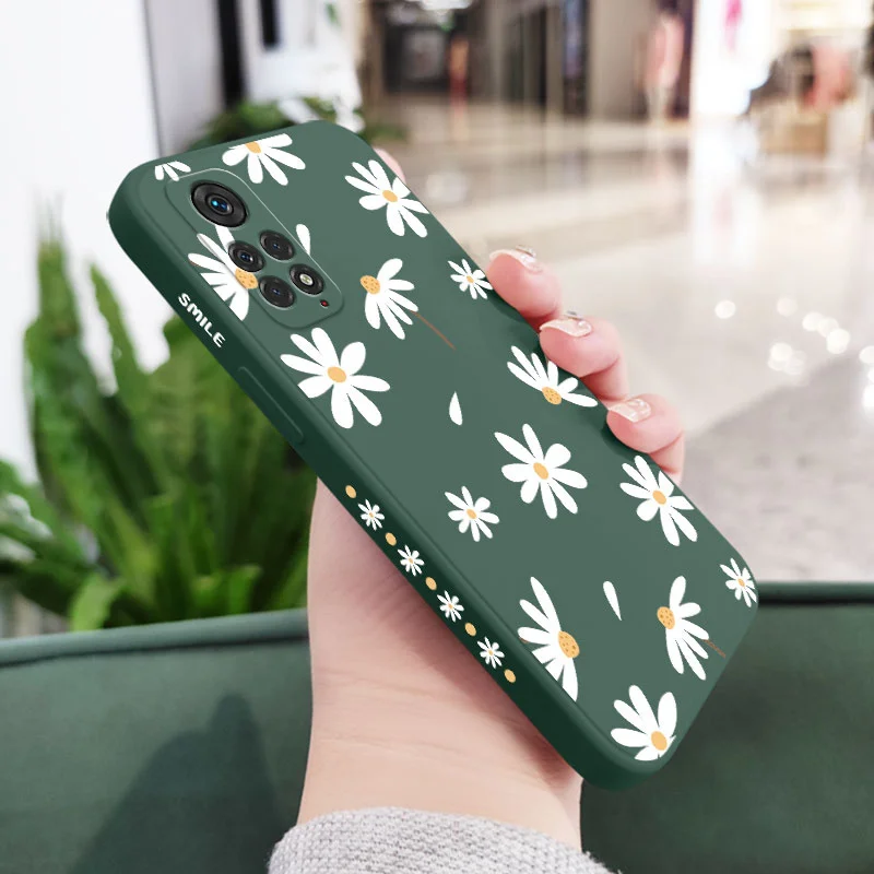 Charming Daisy Pattern Phone Case – Floral Design Protective Cover