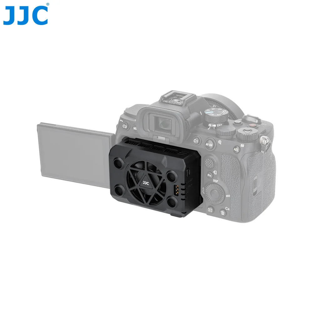 JJC Camera Semiconductor Cooling System for Fujifilm X-H2S Canon Powershot V10 Nikon Z30 Sony ZV-E10 II ZV-E1 Camera Cooling Fan