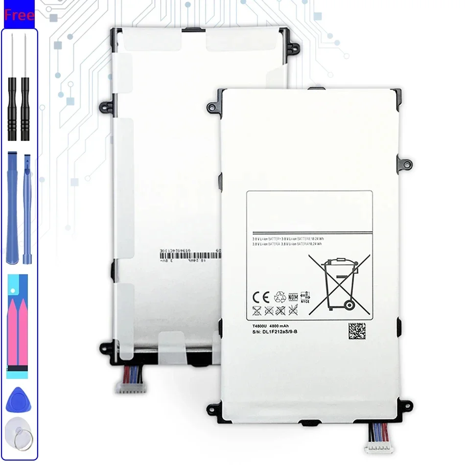 Batteria Di Ricambio Per Tablet T4800E T4800C Per Samsung Galaxy Tab Pro 8.4 Sm-T321 T325 T320 T321 4800Mah Batteria + Strumenti Gratuiti