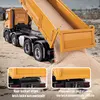 Huina 1536 Rc Legering Dump Truck 1:18 Engineering Voertuig Heftruck Zware Tractor Afstandsbediening Auto Speelgoed Voor Jongens 6