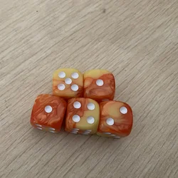 5-Piece Dual-Color 16mm Dice Set - Fun Puzzle Board Game Accessories (8)