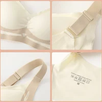 1/2 pièces/ensemble femmes Push Up soutiens-gorge sans couture confortable ailes d'ange soutiens-gorge ensemble à la mode doux sous-vêtements respirants femme sans fil Lingerie 5