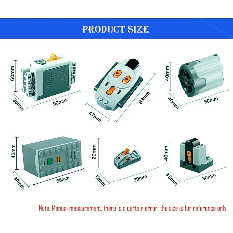 10 Pcs 하이테크 모터 IR 원격 제어 수신기 배터리 상자 전원 기능 확장 와이어 DIY 자동차 트럭에 대 한 서보 기차 부품