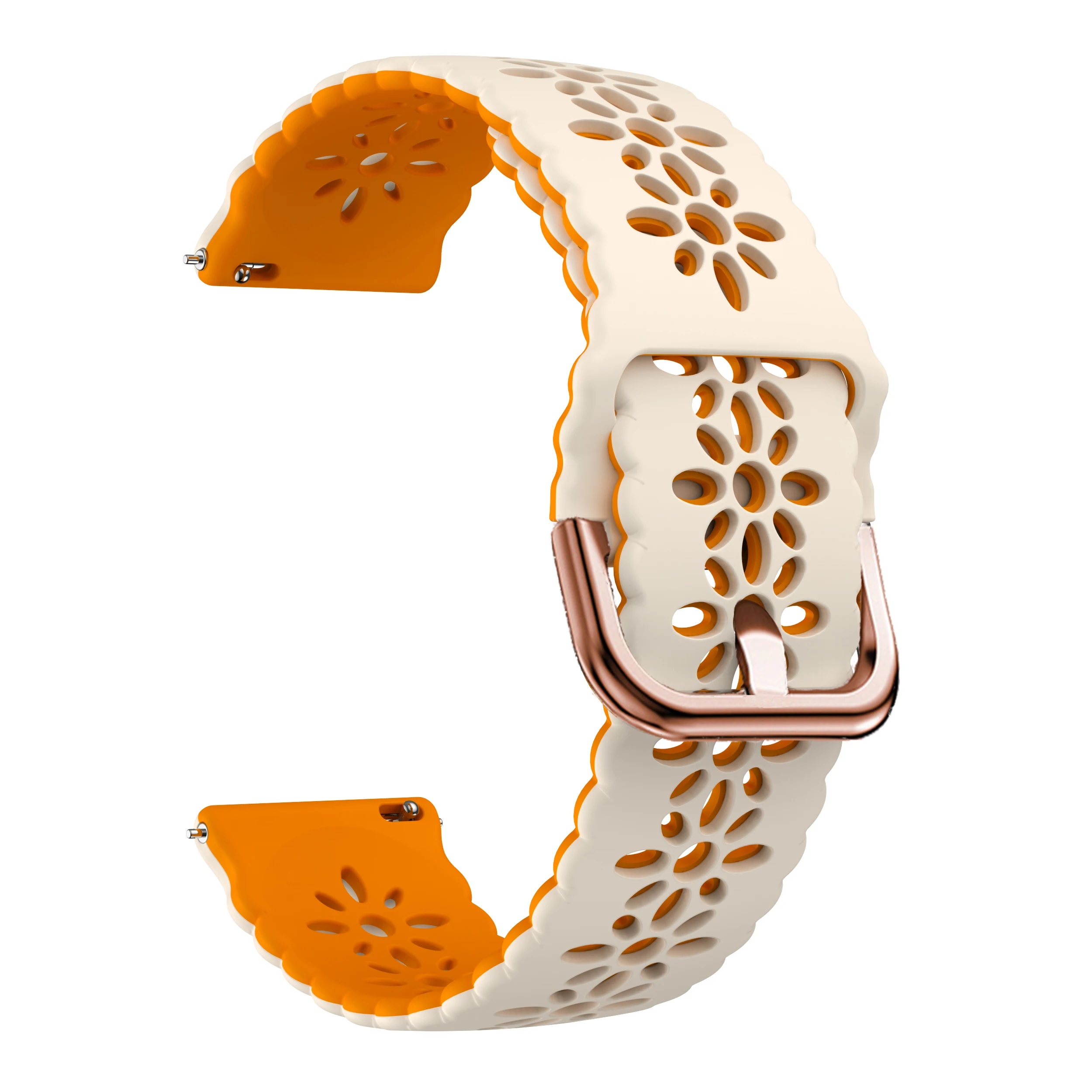 Universal 20mm Silicone Watchband Replacement Strap Bracelet