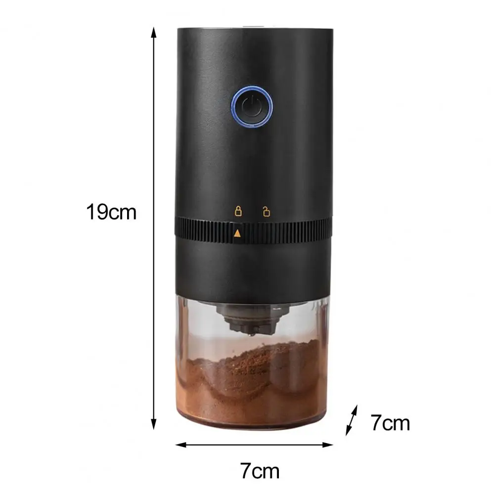 Electric Coffee Bean Grinder Automatic Portable Grinding Machine Adjustable  Coarseness USB Rechargeable For Espresso Pour Over - AliExpress