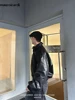 Mauroicardi Spring Autumn Cool Handsome Oversized Short Thickened Warm Soft Black Pu Leather Jacket Men Luxury Designer Clothes 4