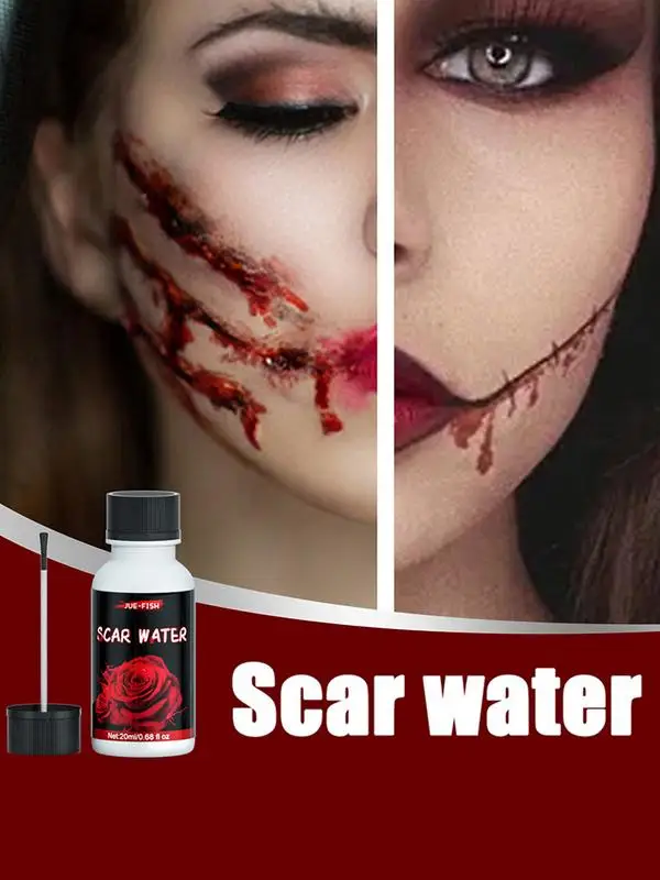 Halloween Particular Effects Fake Scar Wound Makeup Kit Bag | Halloween Horror Cosplay Skin Wax Plasma Scar Paint Makeup Tool 6
