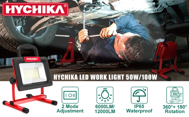 MEIKEE - Proiettore LED Ricaricabile,super Brillante Lampada Da - Foto 4