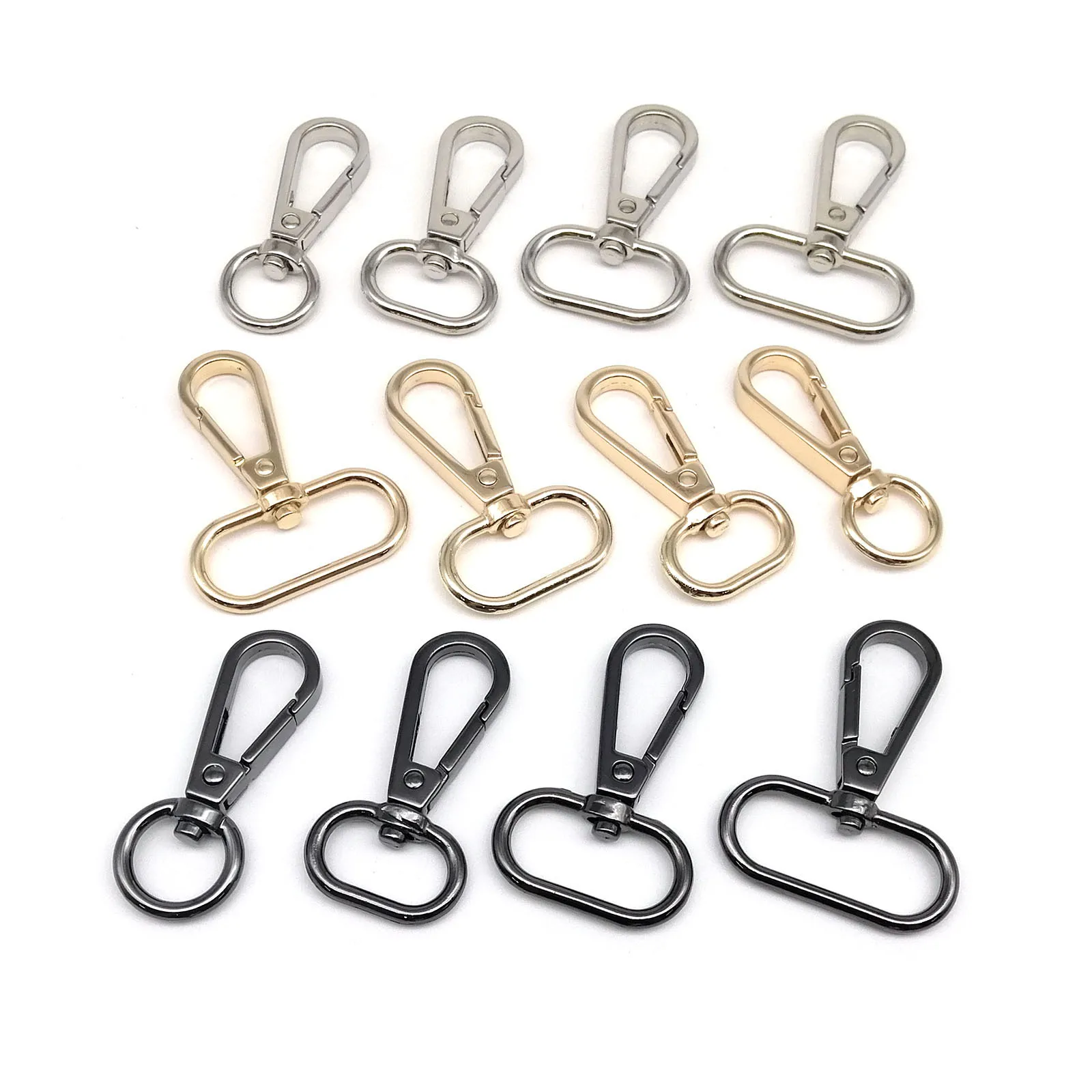 5pcs 고품질 랍스터 가죽 가방 핸드백 어깨 스트랩 벨트 웹 걸쇠 트리거 버클 열쇠 고리 개 체인 칼라 스냅 후크