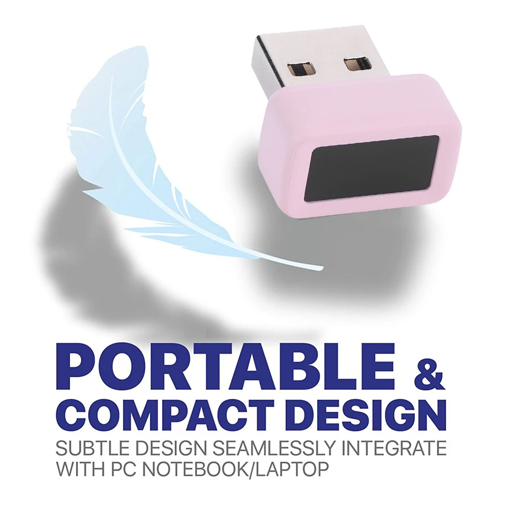 USB Fingerprint Scanner for Windows 7/8/10/11 PC Laptop