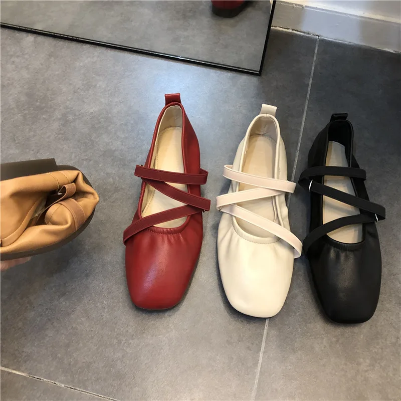 Fashionable Flat Bottom French Small Red Ballet Shoes 2023 New Spring and Autumn Casual Women's Shoes with Shallow Mouth 3